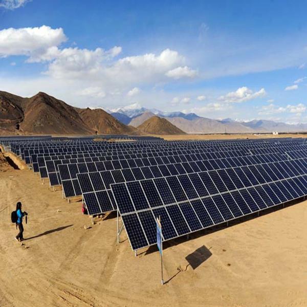 100% sistema de montagem solar em alumínio