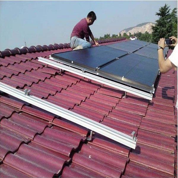 Kit de montagem em pv de painel solar de telhado de telha, suportes de montagem de telhado solar de alumínio, sistema de montagem solar