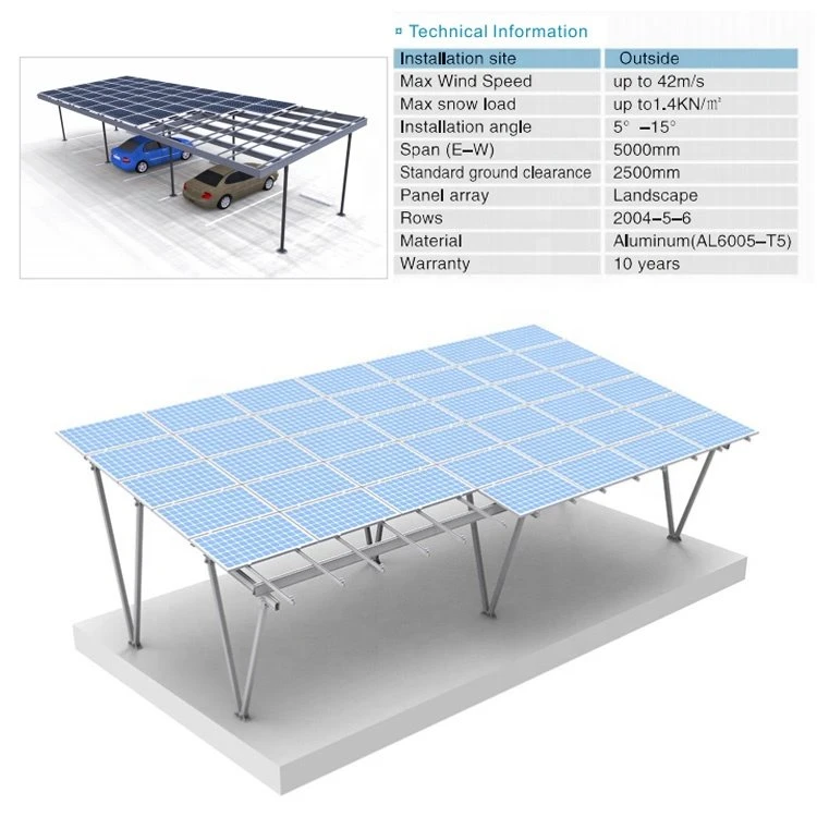 parameter of solar carports residential 