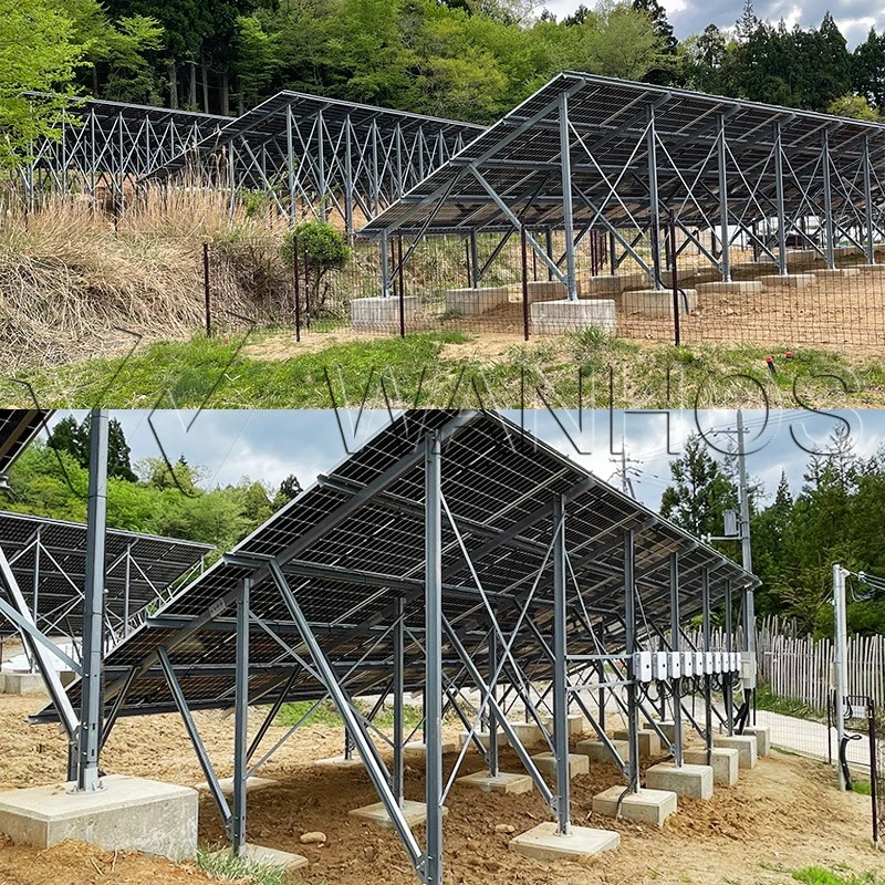 PV Ground Mount Solar Racking Real Scene PV Ground Mount Solar Racking Real Scene