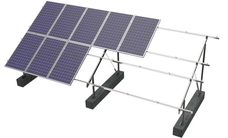 Sistemas de montagem solar para montagem em terra Q235B