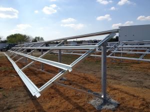 tubulação de aço da estrutura do racking do painel solar