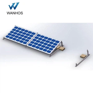 Sistema de Montagem de Tejadilho Solar com Lastro de Alumínio