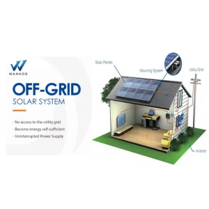 Novo sistema de energia solar de 5 kw fora da rede para casa