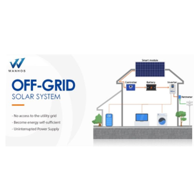Sistema completo de energia de energia do painel solar de 5KW
