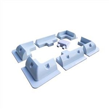 Suporte de montagem de painel solar abs para caravana