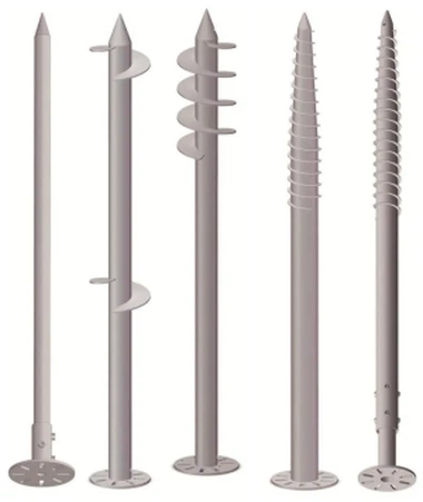 Fundação de parafuso à terra Solar