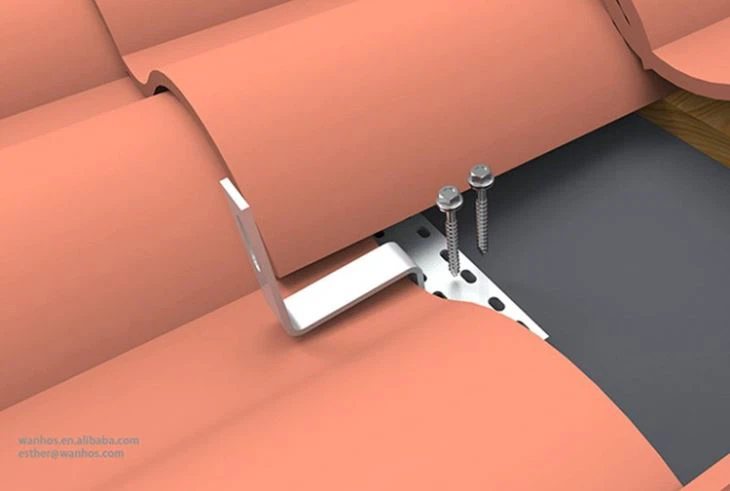 Solar Roof Tiles Panels Mounting Brackets Pv