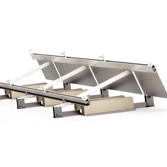 Custom Ballast Mounted Solar Panels