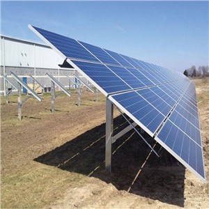 Rack de painel solar de chão de alumínio